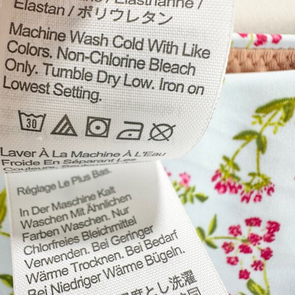 J.Crew Curved Waist Cheeky Bikini Bottom Cloud Meadow Floral Plus Size 2X NWT - Picture 9 of 12